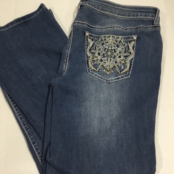 Apt. 9 Embellished Bootcut Jeans NWT - Picture 3 of 4